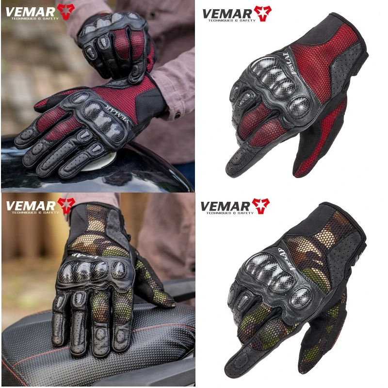VE-175 Riding Gloves Breathable Mesh Carbon Fiber Shell Protector Anti-Slip Camo Riding Motorcycle Bicycle Sports Gloves
VE-175 Riding Gloves Breathable Mesh Carbon Fiber Shell Protector Anti-Slip Camo Riding Motorcycle Bicycle Sports Gloves