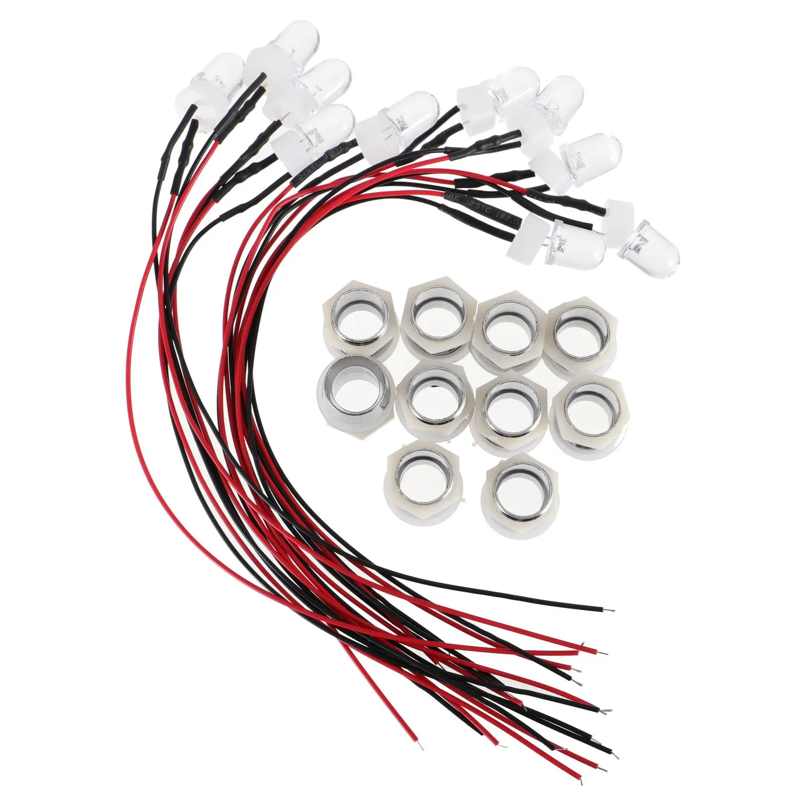 10pcs LED 6V Led Light 12V Pre Wired Metal Base Light Emitting Diode for DIY Car Decor Signal Indicator
10pcs LED 6V Led Light 12V Pre Wired Metal Base Light Emitting Diode for DIY Car Decor Signal Indicator