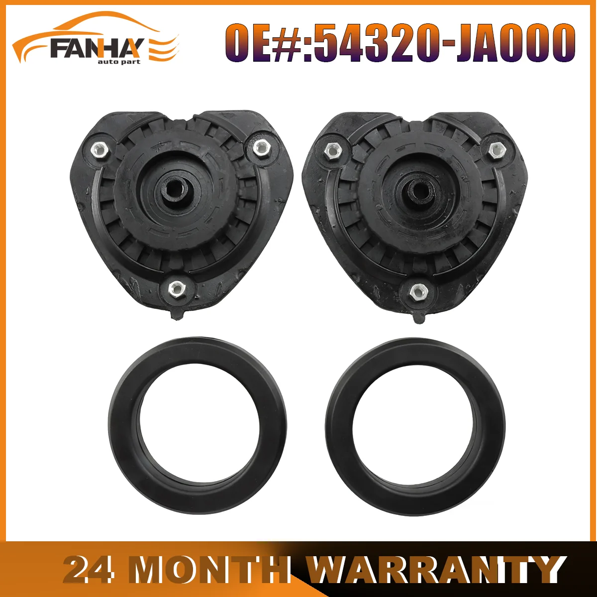 54320-JA000 54320-JA00A 2PCS Shock Absorber Top Rubber For Nissan Maxima LE Premium S Sport SR SV|6 Cyl 3.5L VQ35DE 2009-2014
54320-JA000 54320-JA00A 2PCS Shock Absorber Top Rubber For Nissan Maxima LE Premium S Sport SR SV|6 Cyl 3.5L VQ35DE 2009-2014