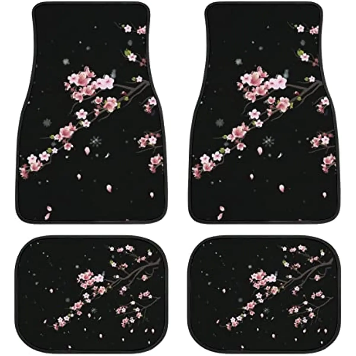 WANLIRD 4Pcs Auto Car Floor Mat Falling Flowers Cherry Blossom Vehicle Front Rear Carpets Mat,Universal Fit Car Floor Carpet Rug
WANLIRD 4Pcs Auto Car Floor Mat Falling Flowers Cherry Blossom Vehicle Front Rear Carpets Mat,Universal Fit Car Floor Carpet Rug