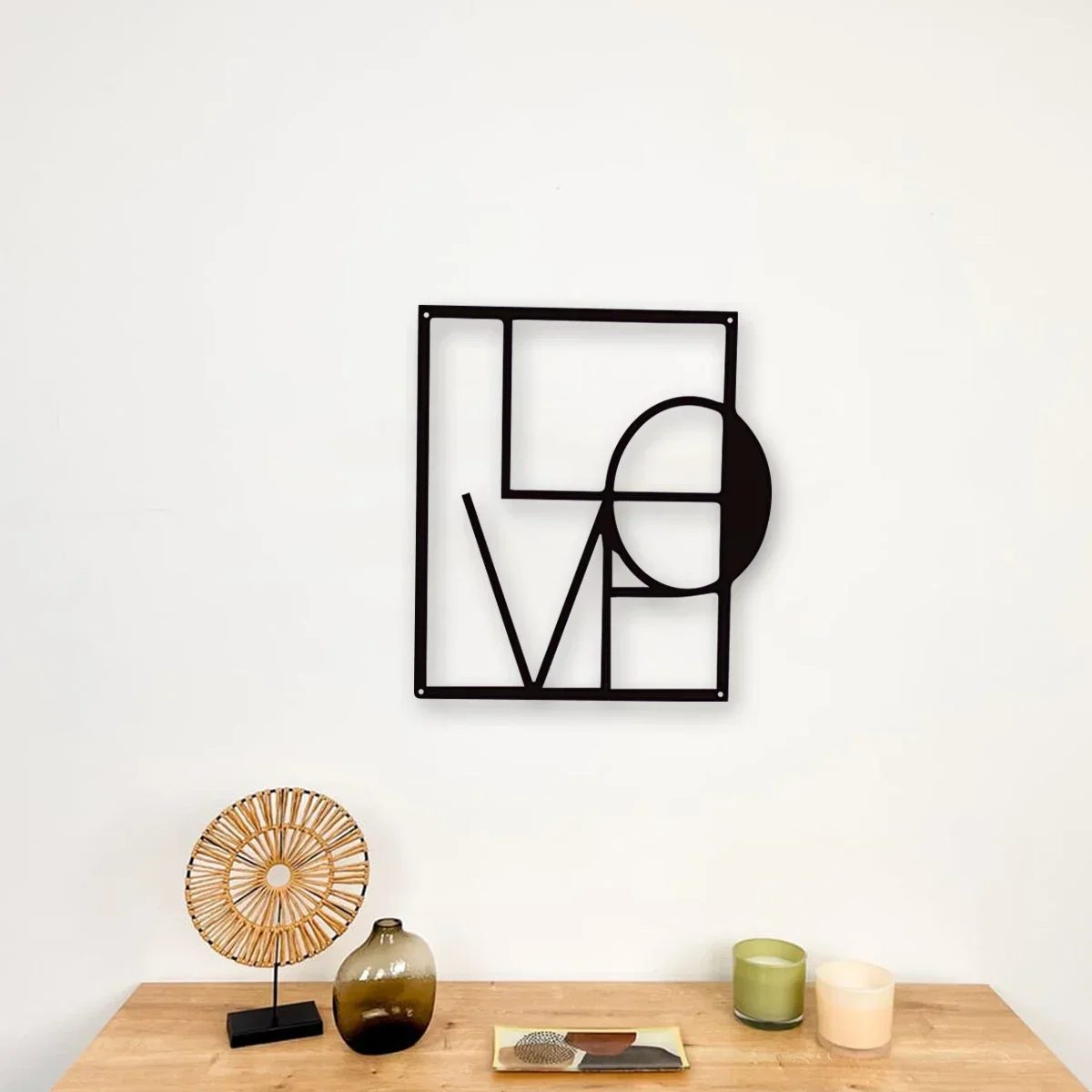 Black and White Love Metal Art Wall Decor - A Simple and Minimalist Wall Decoration for Your Home.
Black and White Love Metal Art Wall Decor - A Simple and Minimalist Wall Decoration for Your Home.