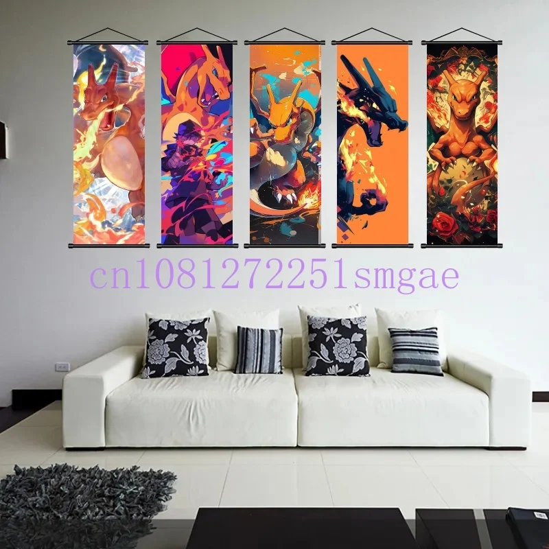 Scroll Artworks Colorful Prints Charizard Pokémon for Anime Lovers' Living Spaces,Enhance Aesthetic&Immerse Pokemon Dragon World
Scroll Artworks Colorful Prints Charizard Pokémon for Anime Lovers' Living Spaces,Enhance Aesthetic&Immerse Pokemon Dragon World