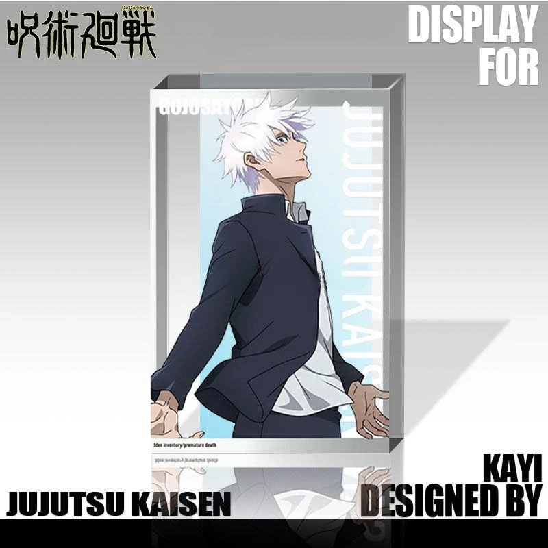 Jujutsu Kaisen Satoru Gojo Cosplay Desktop Ornament Standing Sign Table Decoration Cartoon Anime Acrylic Card Brick Cute Game
Jujutsu Kaisen Satoru Gojo Cosplay Desktop Ornament Standing Sign Table Decoration Cartoon Anime Acrylic Card Brick Cute Game