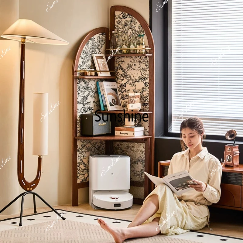 Corner Shelf Living Room Solid Wood Bedroom Corner Cabinet
Corner Shelf Living Room Solid Wood Bedroom Corner Cabinet