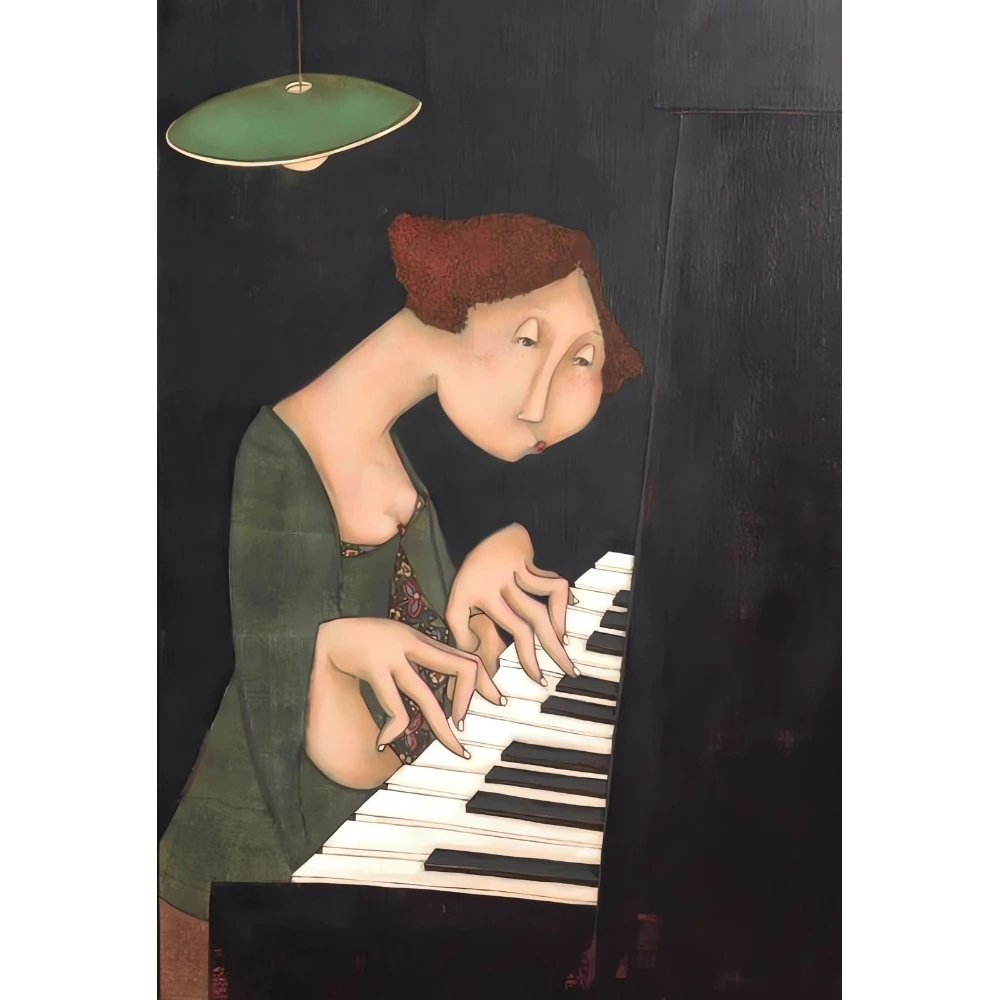 Abstract Obsessed Pianist 500/1000/1200/2000 PCS Jigsaw Puzzles Family Activity Relaxing Game for Living Room Home Decor Gift
Abstract Obsessed Pianist 500/1000/1200/2000 PCS Jigsaw Puzzles Family Activity Relaxing Game for Living Room Home Decor Gift