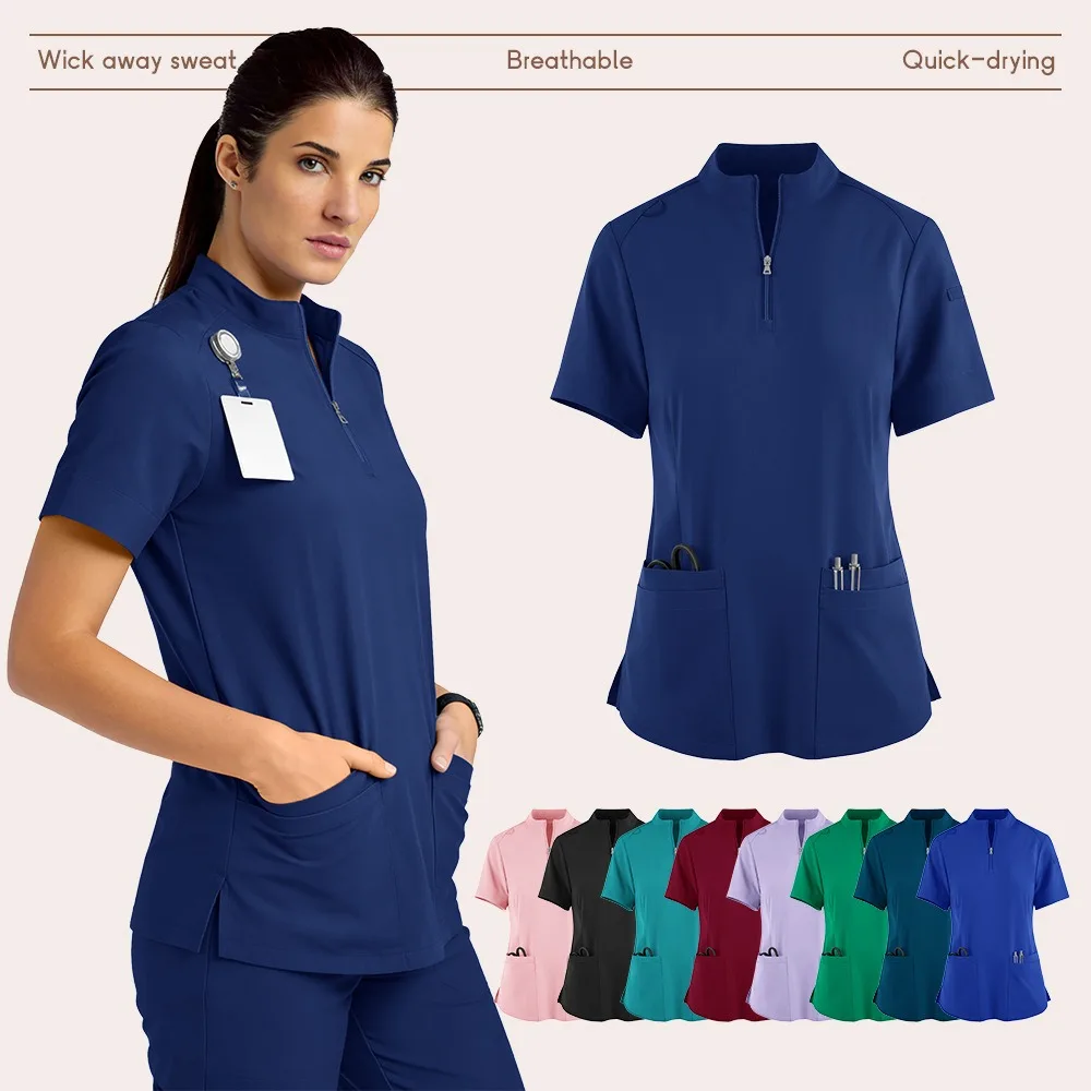 Spa Beauty Salon Surgical Clothing Short Sleeve Beauty Agency Work Set Women Medical Scrub Clothing Slim Medical Ladies Clothing
Spa Beauty Salon Surgical Clothing Short Sleeve Beauty Agency Work Set Women Medical Scrub Clothing Slim Medical Ladies Clothing
