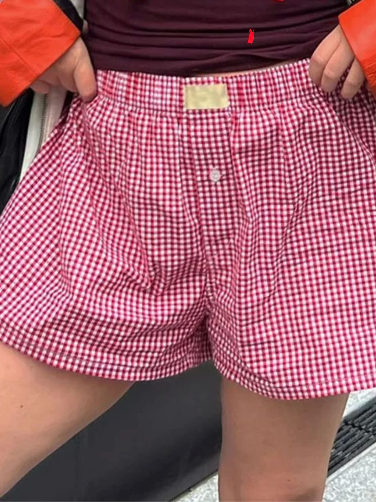 Удобные женские шорты с высокой талией, свободные, широкие, в стиле кэжуал, уличный стиль, короткие, из других материалов
Удобные женские шорты с высокой талией, свободные, широкие, в стиле кэжуал, уличный стиль, короткие, из других материалов