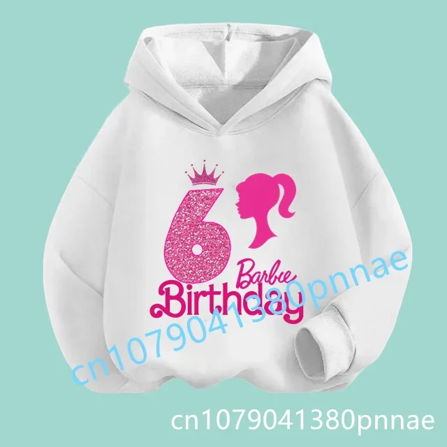 New Barbie Birthday Figure Children's Hoodie Cartoon Print Autumn Winter Long Sleeve Sweatshirt Boys Girls Kawaii Harajuku Anime
New Barbie Birthday Figure Children's Hoodie Cartoon Print Autumn Winter Long Sleeve Sweatshirt Boys Girls Kawaii Harajuku Anime