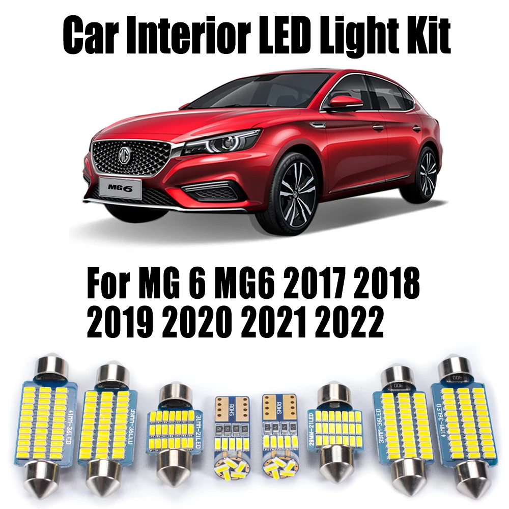 8 шт. автомобильные аксессуары для MG 6 MG6 2017 2018 2019 2020 2021 2022 светодиодный комплект внутреннего освещения для чтения багажа, лампа номерного знака Canbus
8 шт. автомобильные аксессуары для MG 6 MG6 2017 2018 2019 2020 2021 2022 светодиодный комплект внутреннего освещения для чтения багажа, лампа номерного знака Canbus