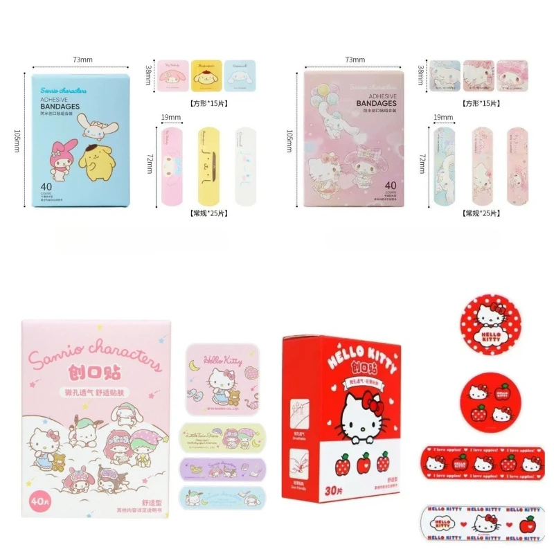 Miniso Kawaii Sanrio пластырь Hello Kitty клубника повязка аниме гемостаз бинты детские наклейки для оказания первой помощи на рану
Miniso Kawaii Sanrio пластырь Hello Kitty клубника повязка аниме гемостаз бинты детские наклейки для оказания первой помощи на рану