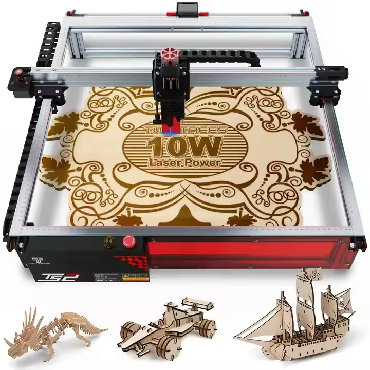 TS2 10W Portable Mini Laser Engraving Cutting Machine Wood Blanks Metal Two Trees Small Grave Glass Acrylic Paper Plastic
TS2 10W Portable Mini Laser Engraving Cutting Machine Wood Blanks Metal Two Trees Small Grave Glass Acrylic Paper Plastic