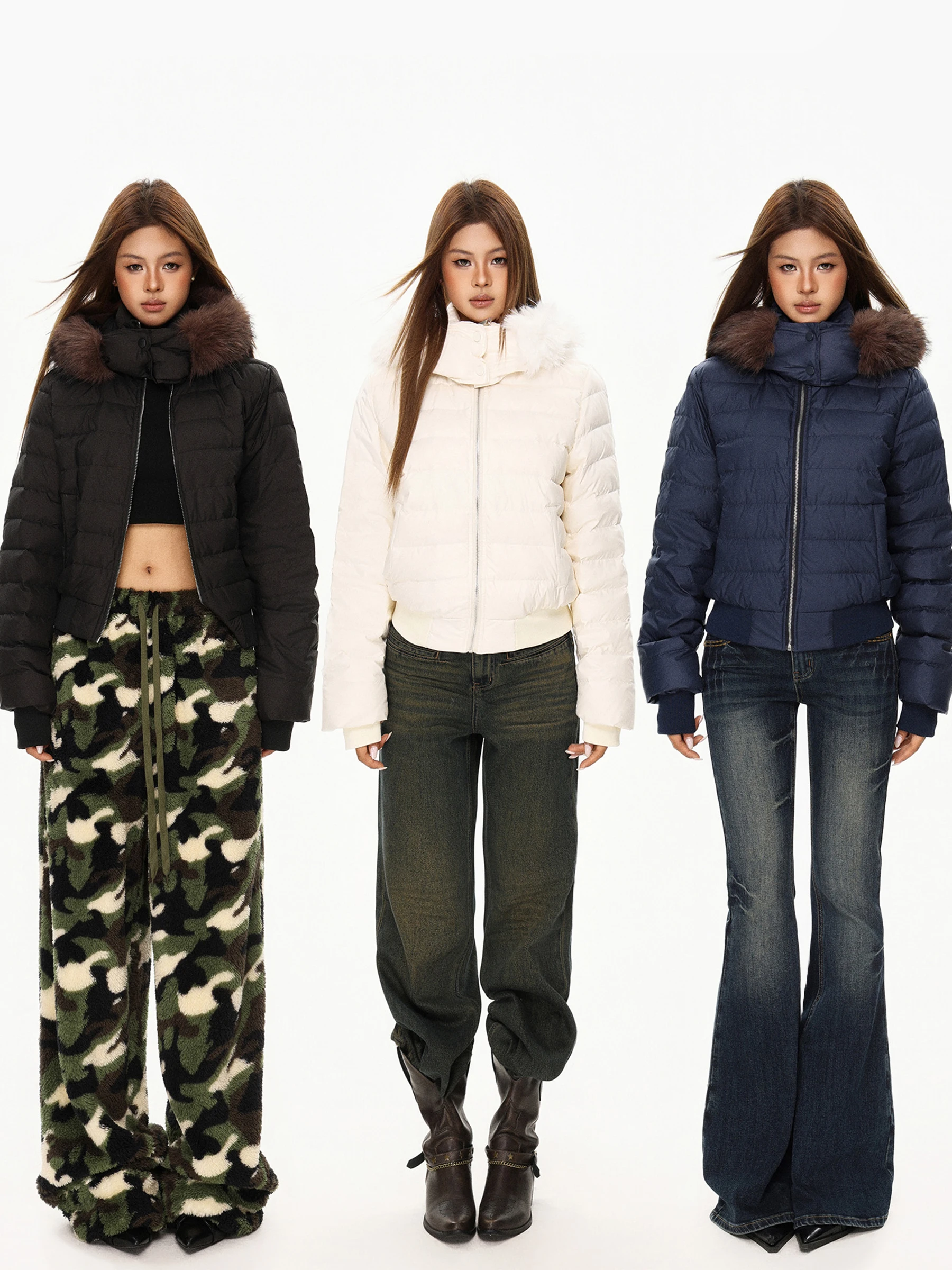 Женская зимняя теплая свободная куртка с капюшоном и съемным меховым воротником, винтажный стиль, из хлопка и ткани Cosite
Женская зимняя теплая свободная куртка с капюшоном и съемным меховым воротником, винтажный стиль, из хлопка и ткани Cosite