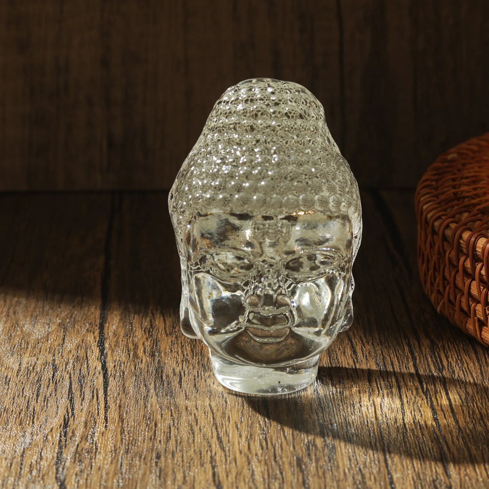 Crystal Buddha Head Ornament Transparent Miniature Zen Meditation Sculpture for Home Office Desk Feng Shui Decoration
Crystal Buddha Head Ornament Transparent Miniature Zen Meditation Sculpture for Home Office Desk Feng Shui Decoration