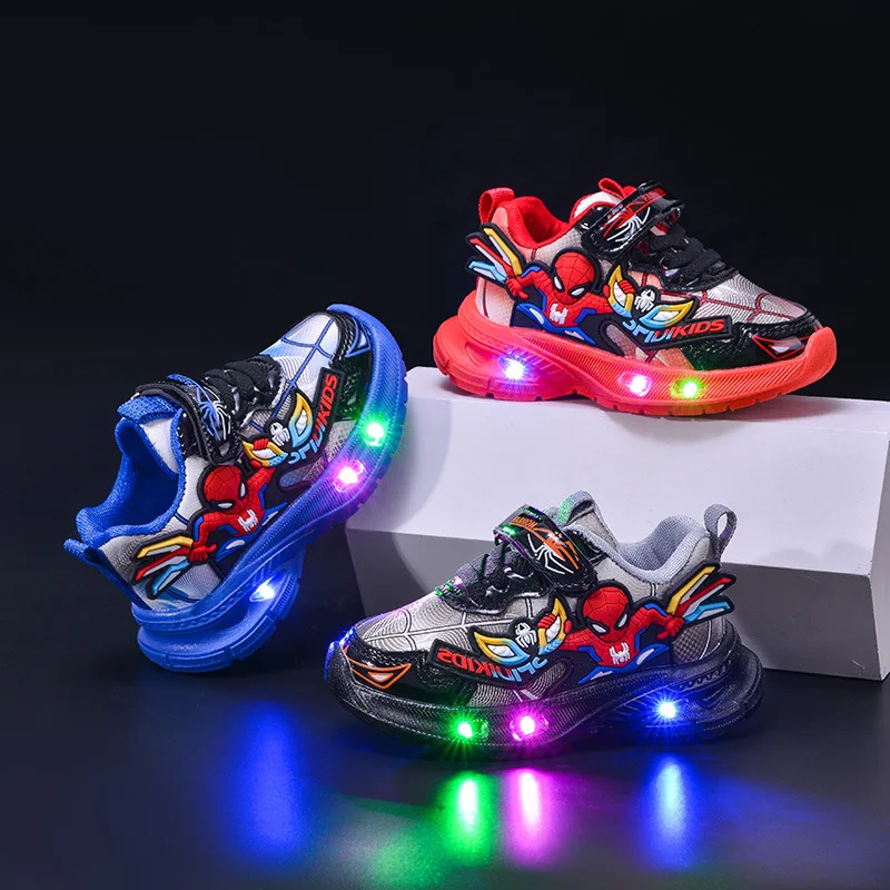 Повседневная обувь с рисунком Человека-паука Ifnant для детей 0-6 лет, детская обувь высокого качества для мальчиков и девочек, мягкая детская теннисная обувь со светодиодной подсветкой для малышей
Повседневная обувь с рисунком Человека-паука Ifnant для детей 0-6 лет, детская обувь высокого качества для мальчиков и девочек, мягкая детская теннисная обувь со светодиодной подсветкой для малышей