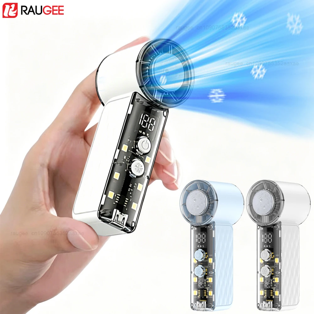 Mini Handheld Fan Portable Refrigeration Fan USB Rechargeable Personal Fans With LED Light 199 Speed for Outdoor Cooling Fan
Mini Handheld Fan Portable Refrigeration Fan USB Rechargeable Personal Fans With LED Light 199 Speed for Outdoor Cooling Fan