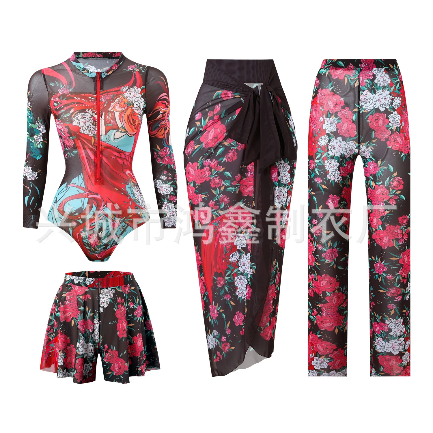 Новый женский купальник 2026 года: сетчатый солнцезащитный комплект из четырех предметов
Новый женский купальник 2026 года: сетчатый солнцезащитный комплект из четырех предметов