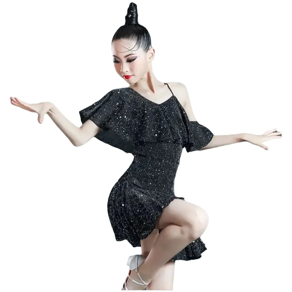 Kids Latin Dance for Children Sexy Wrap Hip Latin Practice Dress Cha Cha Samba Tango Dancing Ballroom Dance Competition Dresses
Kids Latin Dance for Children Sexy Wrap Hip Latin Practice Dress Cha Cha Samba Tango Dancing Ballroom Dance Competition Dresses