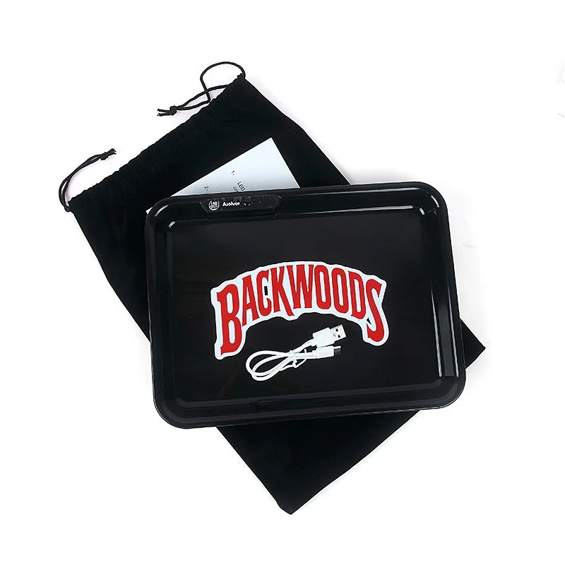 Large Size BACKW00DS LED Cigarette Rolling Tray Plastic Tray USB Charging With Light Rolling Tray
Large Size BACKW00DS LED Cigarette Rolling Tray Plastic Tray USB Charging With Light Rolling Tray