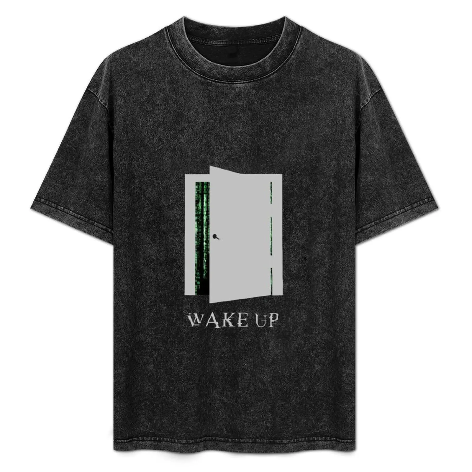 Wake up - Door to Matrix T-Shirt Fashion Print Casual Short Sleeve
Wake up - Door to Matrix T-Shirt Fashion Print Casual Short Sleeve