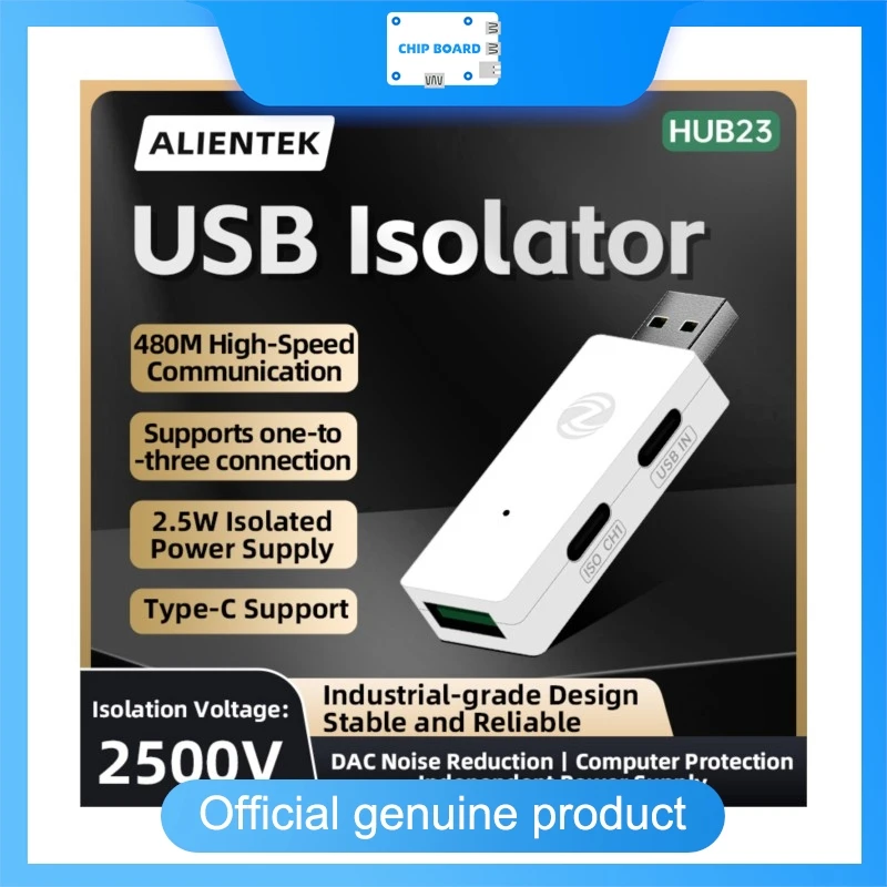 ALIENTEK HUB23 USB 2.0 High Speed Isolator 480Mbps Industrial Optocoupler Photoelectric Protection Module