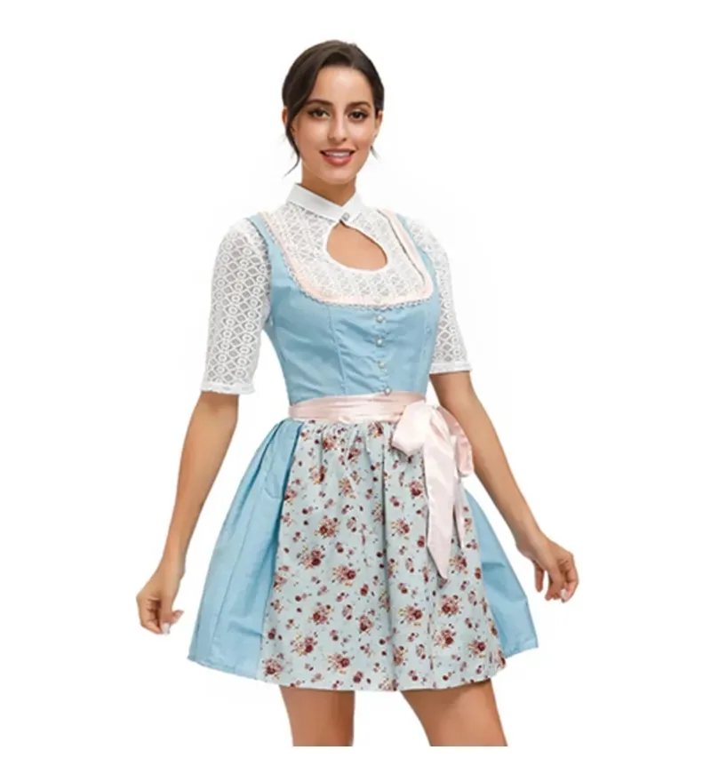 Traditonal Women Oktoberfest Dress German Bavarian Dirndl Beer Girl Costume
Traditonal Women Oktoberfest Dress German Bavarian Dirndl Beer Girl Costume