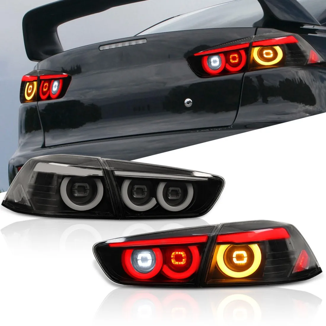 LED Tail Lights for Mitsubishi Lancer EVO X 2008-2018 Rear Light Indicator Dynamic Animation
LED Tail Lights for Mitsubishi Lancer EVO X 2008-2018 Rear Light Indicator Dynamic Animation