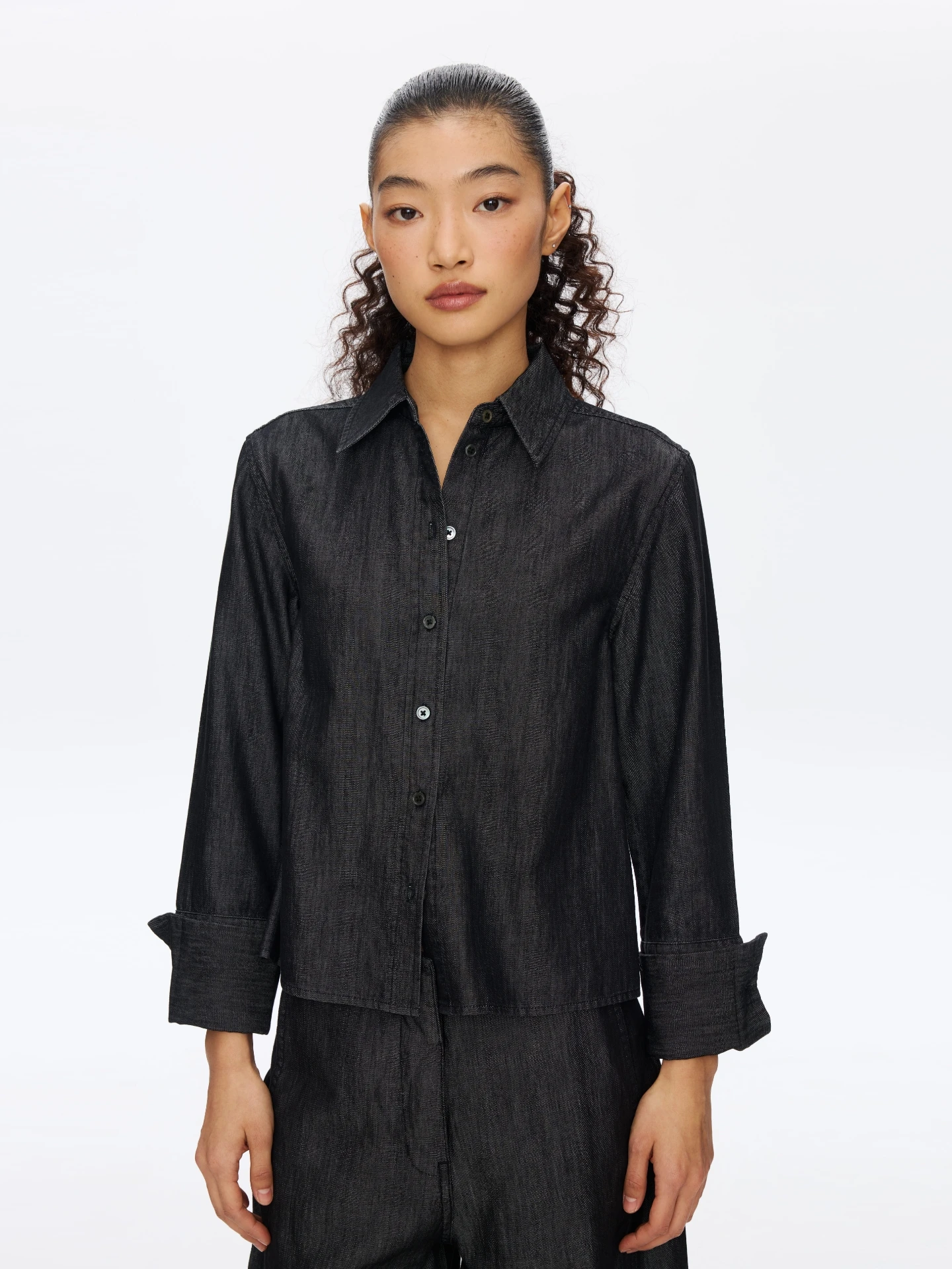 Oneup American Retro Style Loose Women's Denim Shirt Spring Season Half Sleeve Open Cardigan Loose Feeling Cotton Lyocell Blend
Oneup American Retro Style Loose Women's Denim Shirt Spring Season Half Sleeve Open Cardigan Loose Feeling Cotton Lyocell Blend