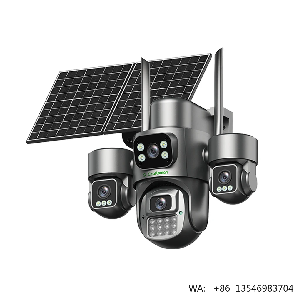 G4-P13 HiEasy 8MP 4G Solar AOV Security IP Camera with 4G Sim Card Multi Lens 360 Degree PTZ Full Color Night Vision Outdoor
G4-P13 HiEasy 8MP 4G Solar AOV Security IP Camera with 4G Sim Card Multi Lens 360 Degree PTZ Full Color Night Vision Outdoor