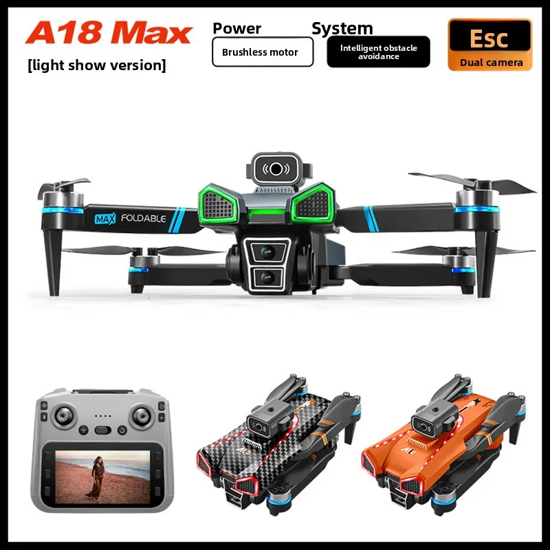 A18 MAX Aerial Photography Drone with 4.3 Inch HD Screen Intelligent Obstacle Avoidance High Definition Drone for Aerial Photogr
A18 MAX Aerial Photography Drone with 4.3 Inch HD Screen Intelligent Obstacle Avoidance High Definition Drone for Aerial Photogr