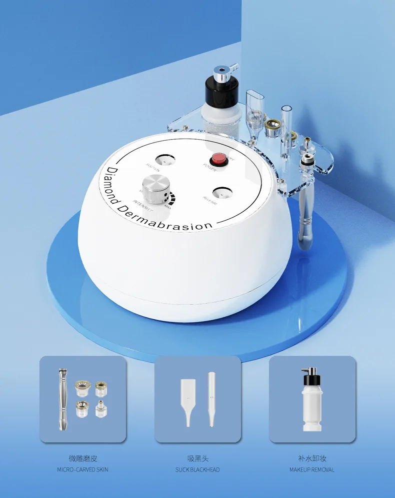 3-In-1 Multifunctional Facial Beauty Machine, Diamond Microdermabrasion Blackhead Absorber, Deep Clean & Shrink Pores
3-In-1 Multifunctional Facial Beauty Machine, Diamond Microdermabrasion Blackhead Absorber, Deep Clean & Shrink Pores