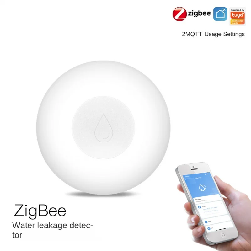 Умный детектор утечки воды Tuya ZigBee - управление через приложение, охранная сигнализация - умный датчик погружения в воду 
Умный детектор утечки воды Tuya ZigBee - управление через приложение, охранная сигнализация - умный датчик погружения в воду