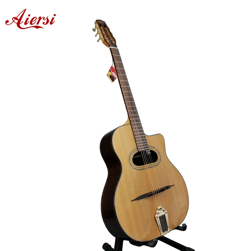Archtop Acoustic String Musical Instrument Solid Cedar Top D Sound Hole Gypsy Jazz Guitar Professional Handmade Instrument
Archtop Acoustic String Musical Instrument Solid Cedar Top D Sound Hole Gypsy Jazz Guitar Professional Handmade Instrument