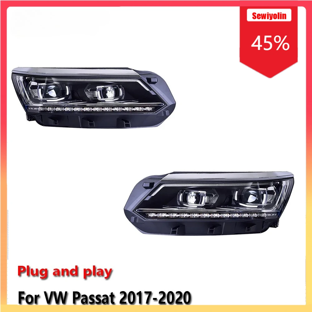 Car LED Headlight Automobile Parts For Volkswagen Passat B7 2017-2020 Fog DRL Brake Turn Signal Lamp Plug and Play
Car LED Headlight Automobile Parts For Volkswagen Passat B7 2017-2020 Fog DRL Brake Turn Signal Lamp Plug and Play