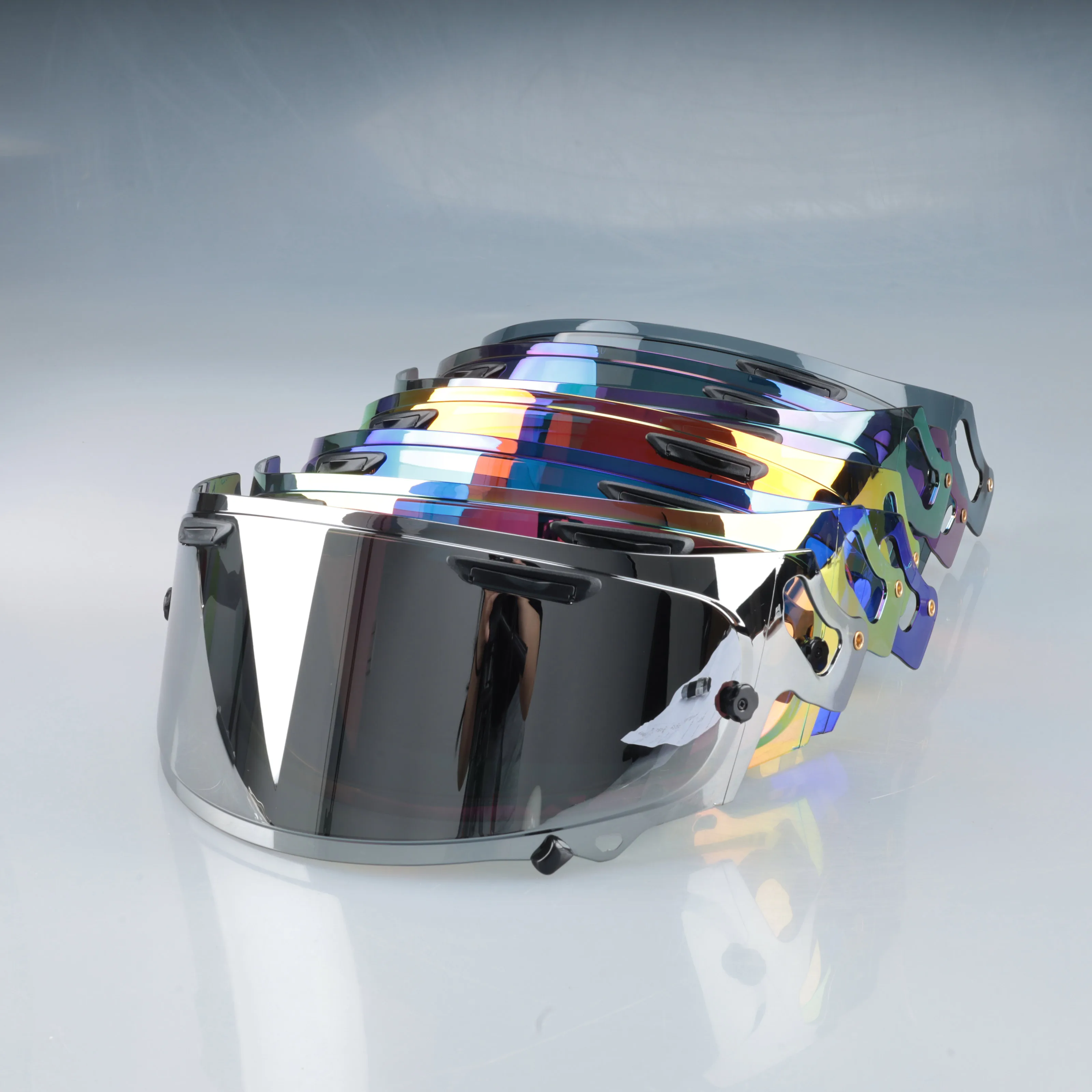 Motorcycle Helmet Lenses, Night Vision Compatible Arai Lens Accessories, Multi-Color Aurora Electroplated Lenses
Motorcycle Helmet Lenses, Night Vision Compatible Arai Lens Accessories, Multi-Color Aurora Electroplated Lenses