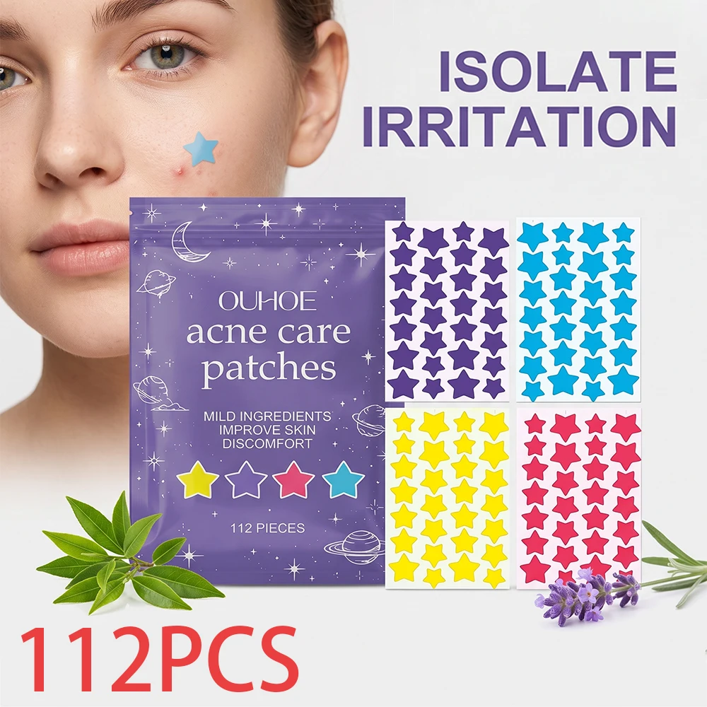 112pcs Count Superstar Hydrocolloid Pimple Patches Cute Star Shaped Cover Colorful Shiny Fragrance Free Paraben Free Suitab
112pcs Count Superstar Hydrocolloid Pimple Patches Cute Star Shaped Cover Colorful Shiny Fragrance Free Paraben Free Suitab