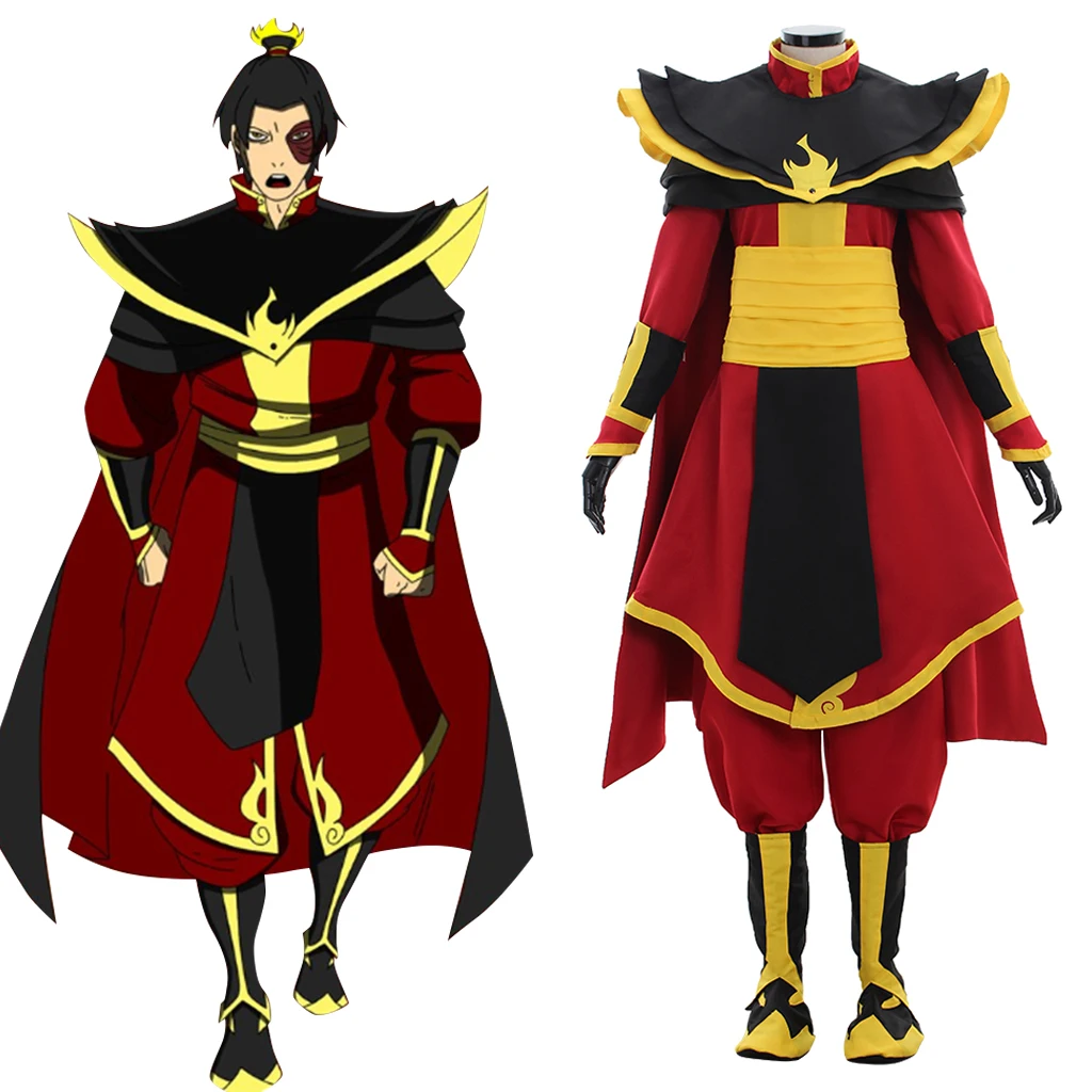 Anime Avatar The Last Airbender Cosplay Prince Zuko Azula Costume Man's Top Pants Cloak with Shoes Cover Suit Halloween Outfit
Anime Avatar The Last Airbender Cosplay Prince Zuko Azula Costume Man's Top Pants Cloak with Shoes Cover Suit Halloween Outfit