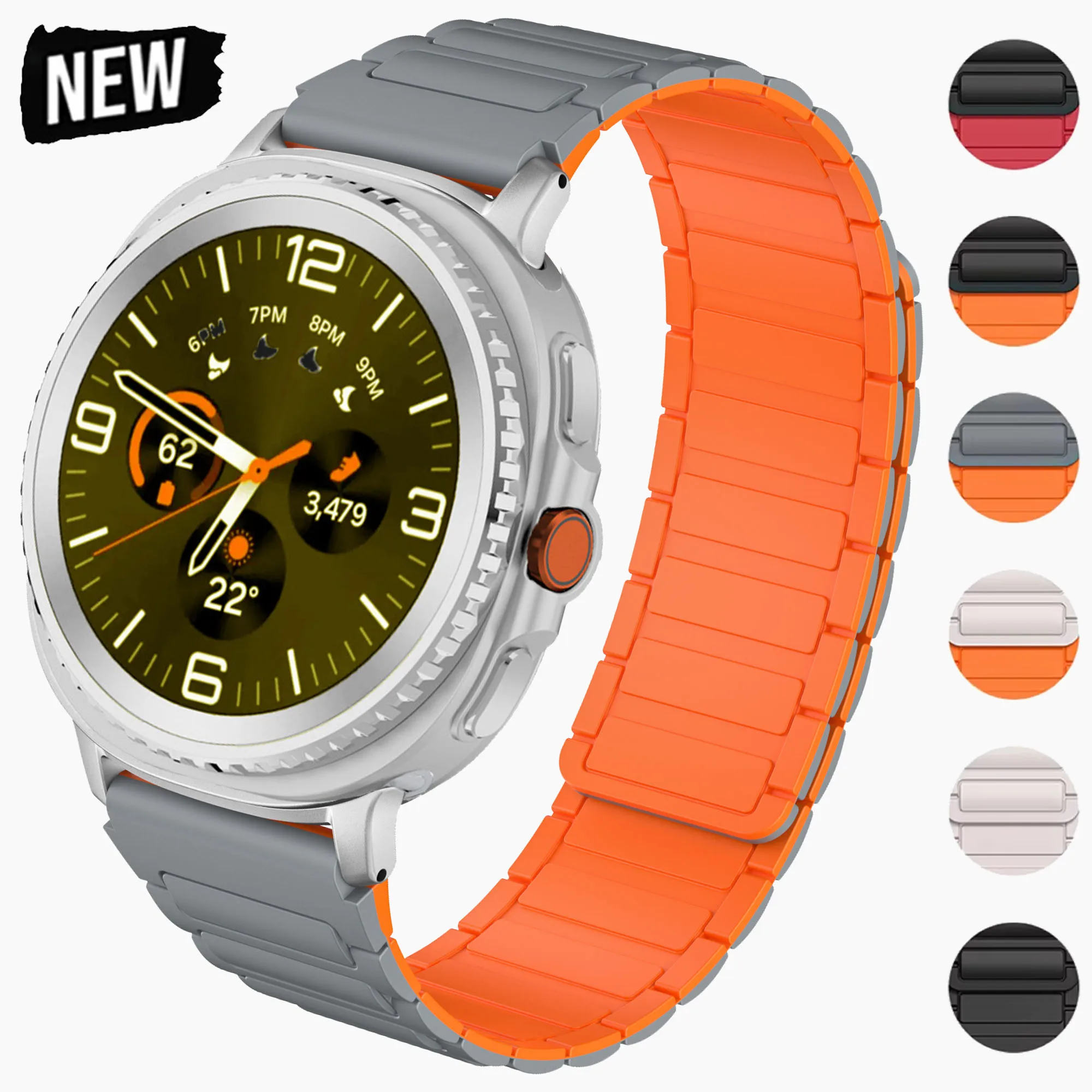 Magnetic Loop Band for Samsung Galaxy watch 8 40mm 44mm 8 classic 46mm Silicone Sport Bracelet correa Galaxy watch 8 Wrist Strap
Magnetic Loop Band for Samsung Galaxy watch 8 40mm 44mm 8 classic 46mm Silicone Sport Bracelet correa Galaxy watch 8 Wrist Strap