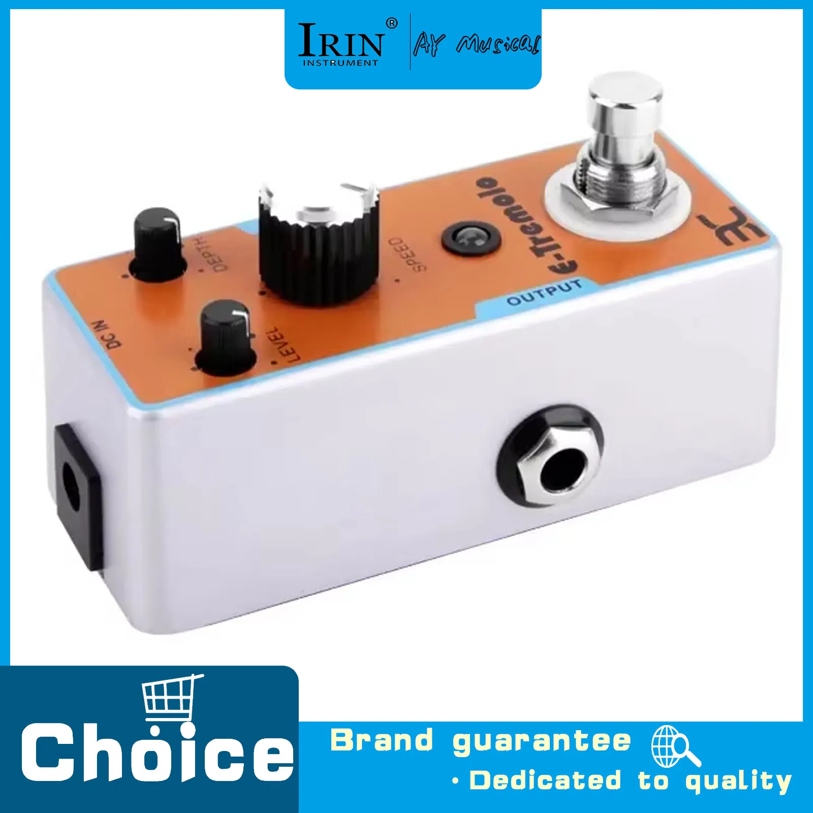 ENO TC43 E-Tremolo Electric Guitar Effects Pedal Metal Case Vibrato Effector for Excellent Results Electric Guitar Accessory
ENO TC43 E-Tremolo Electric Guitar Effects Pedal Metal Case Vibrato Effector for Excellent Results Electric Guitar Accessory