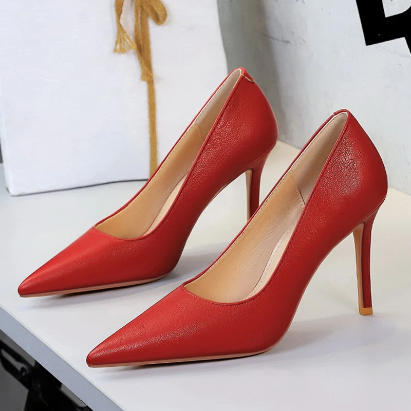 BIGTREE Large Size 43 Women Pumps Sexy Thin High Heels Sandals Elegant Pointed Toe Shoes Spring Autumn Zapatos De Mujer
BIGTREE Large Size 43 Women Pumps Sexy Thin High Heels Sandals Elegant Pointed Toe Shoes Spring Autumn Zapatos De Mujer