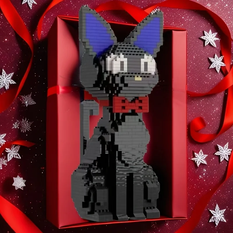 Charming Black Jiji Cat 1509pcs Building Block Set - Durable ABS Material, Ideal for Office, Living Room Decor & Perfect Gift fo
Charming Black Jiji Cat 1509pcs Building Block Set - Durable ABS Material, Ideal for Office, Living Room Decor & Perfect Gift fo
