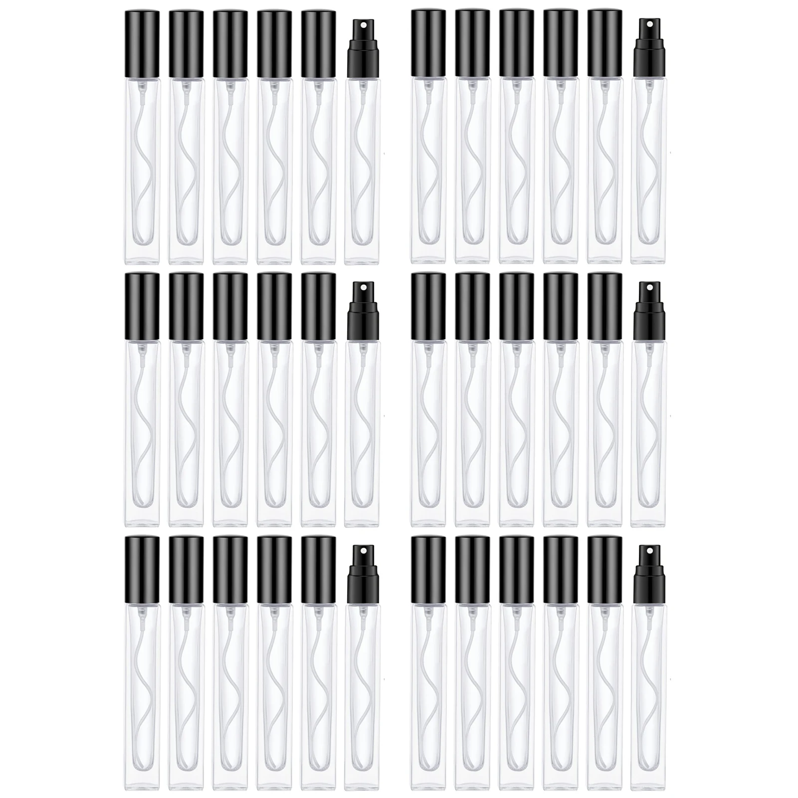 30Pcs Perfume Atomizer for Men & Women 10ml Refillable Glass Spray Bottle Portable Perfume Bottle Empty Refillable Bottle Travel
30Pcs Perfume Atomizer for Men & Women 10ml Refillable Glass Spray Bottle Portable Perfume Bottle Empty Refillable Bottle Travel