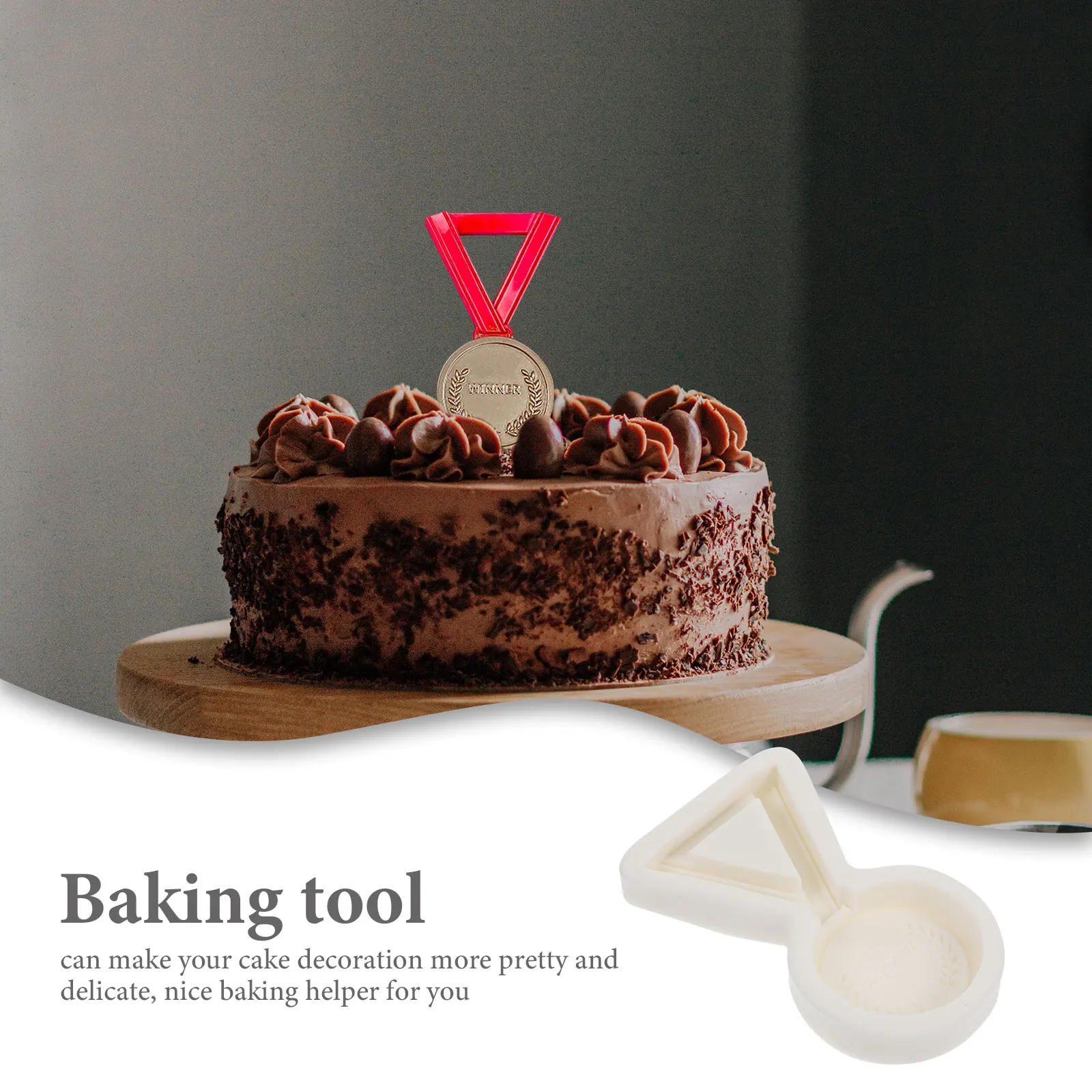 1pc Gold Medal Silicone Prize Award Molds Trophy Chocolate Cake Biscuit Craft Baking Tools Multi-Use Microwave Freezer Safe
1pc Gold Medal Silicone Prize Award Molds Trophy Chocolate Cake Biscuit Craft Baking Tools Multi-Use Microwave Freezer Safe
