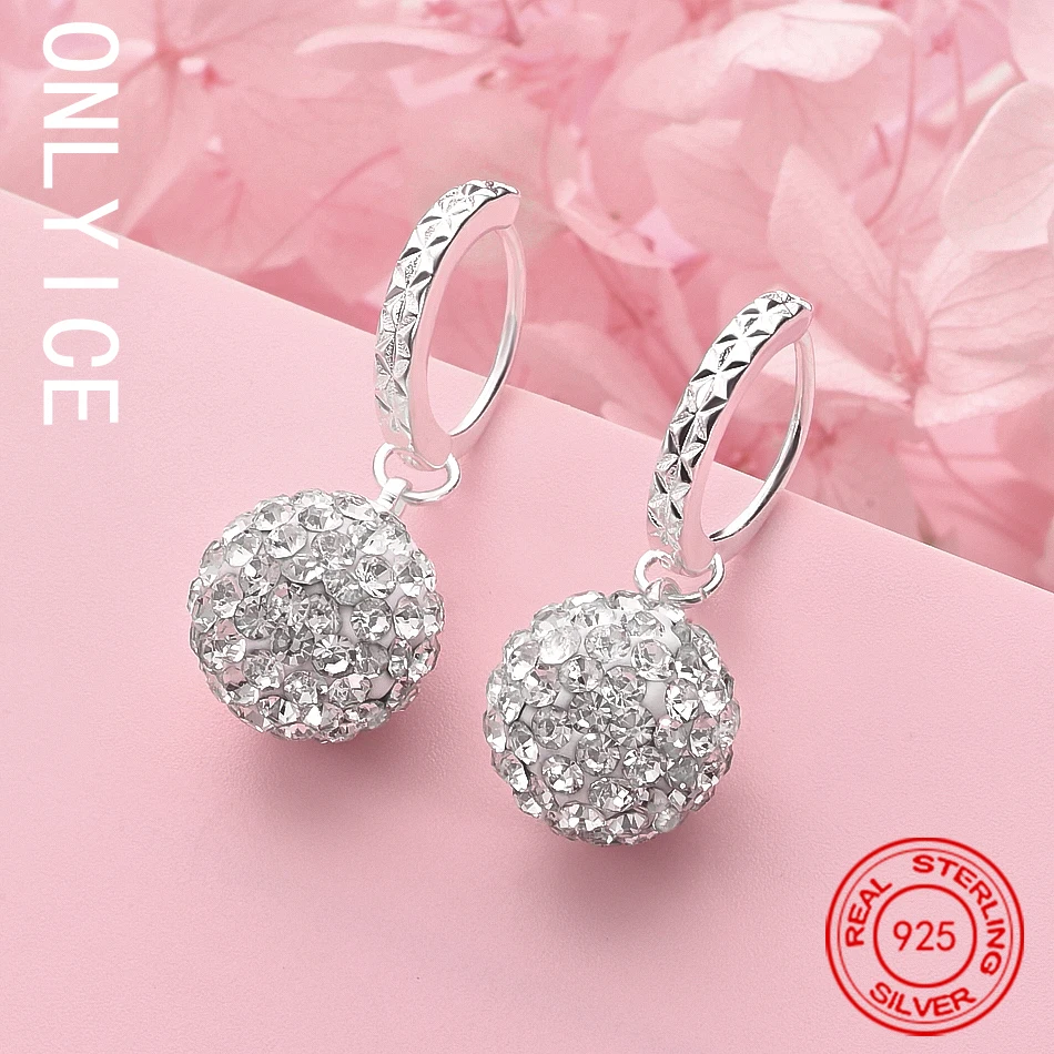 ONLYICE 925 Sterling Silver Earrings 10&12mm Zirconia Beads Drop Earrings Jewelry Fashion Party and Daily Wear
ONLYICE 925 Sterling Silver Earrings 10&12mm Zirconia Beads Drop Earrings Jewelry Fashion Party and Daily Wear