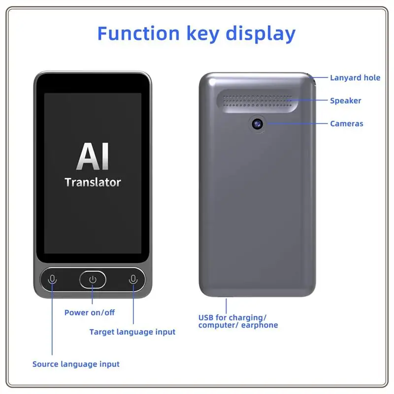 Reliable-Language Translator Device 142 Languages Voice Translating Offline Translation Simultaneous Interpretation Text /Photo,
Reliable-Language Translator Device 142 Languages Voice Translating Offline Translation Simultaneous Interpretation Text /Photo,
