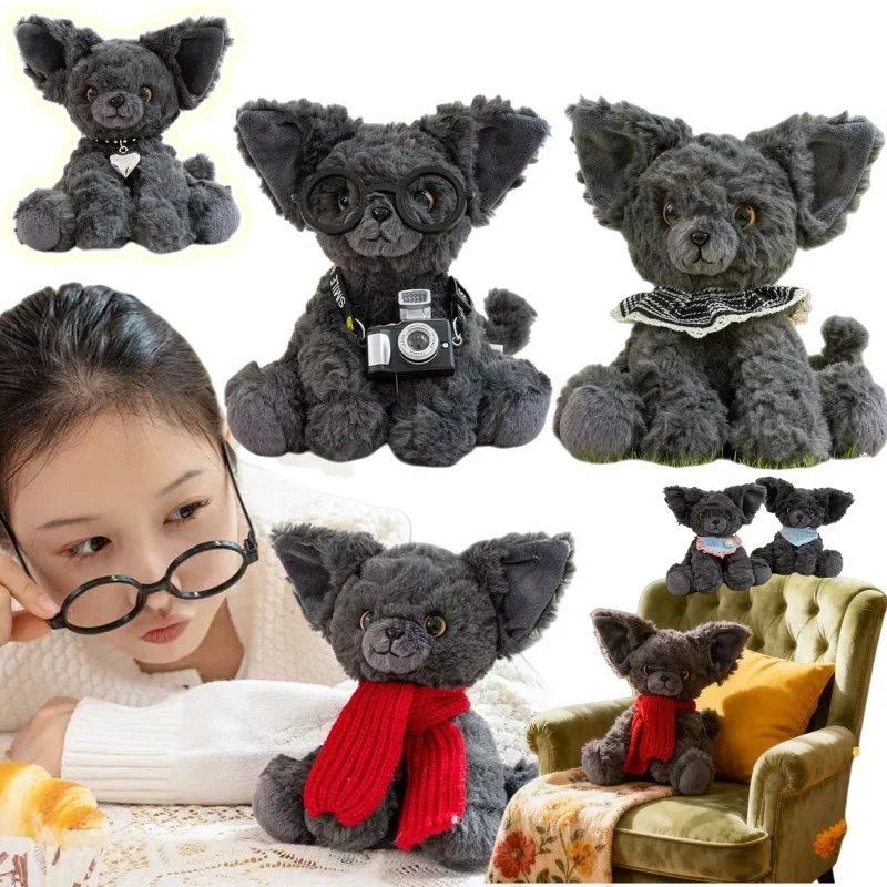 New 13cm Kawaii Devon Gray Cat Sitting Position Scarf Heart Camera Bib Animals Toys Super Soft Dolls Girls Birthday Gifts Decor
New 13cm Kawaii Devon Gray Cat Sitting Position Scarf Heart Camera Bib Animals Toys Super Soft Dolls Girls Birthday Gifts Decor