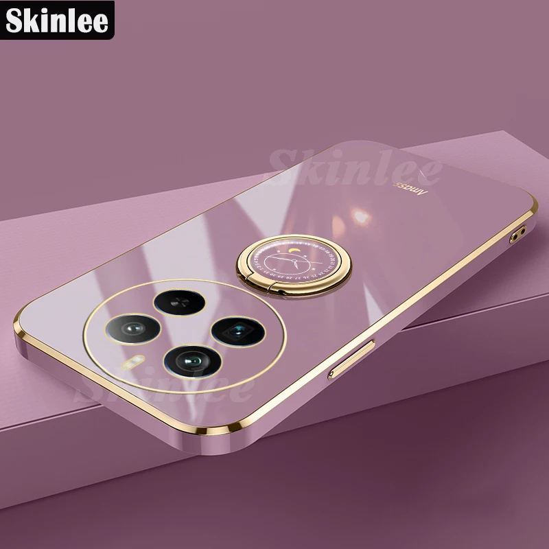 Skinlee Case For Realme 12 Plus 5G With Ring Solid Color Electroplate Bezel Soft Shell For Realme 12 Pro Plus 12+ Cover
Skinlee Case For Realme 12 Plus 5G With Ring Solid Color Electroplate Bezel Soft Shell For Realme 12 Pro Plus 12+ Cover