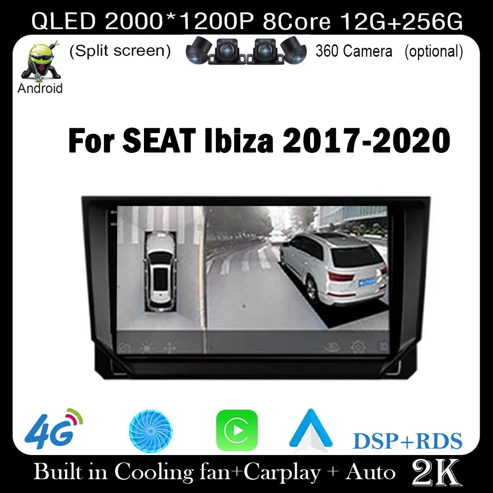9 Inch For SEAT Ibiza 2017 2018 2019 2020 Android 14 Car Gps Navigation Multimedia Player Carplay Auto RDS WIFI 4G DSP
9 Inch For SEAT Ibiza 2017 2018 2019 2020 Android 14 Car Gps Navigation Multimedia Player Carplay Auto RDS WIFI 4G DSP