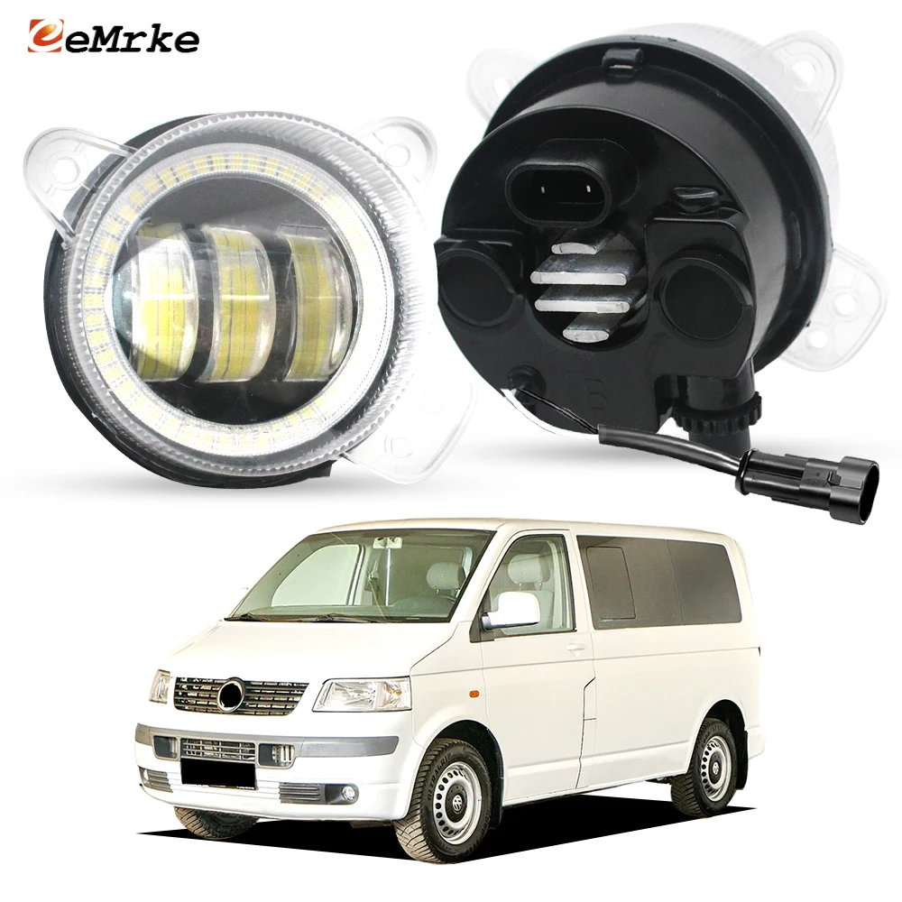 Светодиодные противотуманные фары для Volkswagen T5 Transporter Multivan Caravelle 2003-2010, кольцо «ангельские глазки» DRL, дневные ходовые огни, автомобильные фары
Светодиодные противотуманные фары для Volkswagen T5 Transporter Multivan Caravelle 2003-2010, кольцо «ангельские глазки» DRL, дневные ходовые огни, автомобильные фары