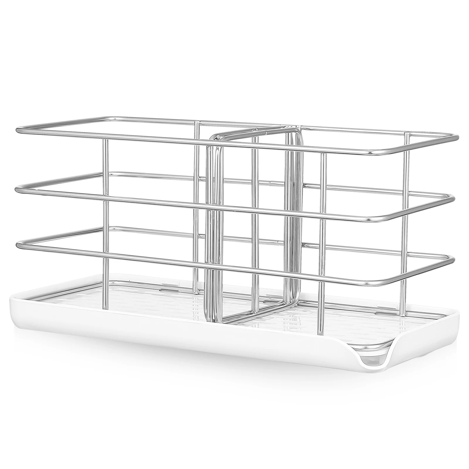 Sponge Holder for Sink Kitchen Organizer Rack Stainless Steel Self Draining Tray Active Panel Design Multifunctional Storage
Sponge Holder for Sink Kitchen Organizer Rack Stainless Steel Self Draining Tray Active Panel Design Multifunctional Storage