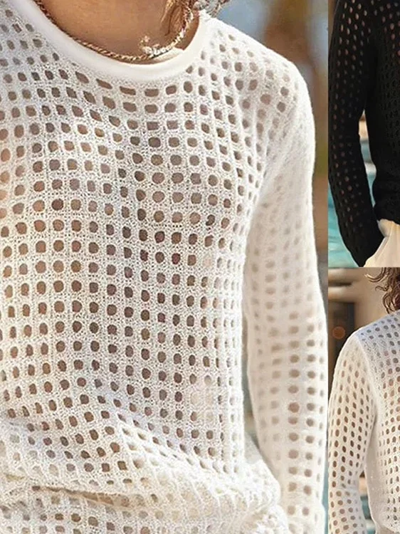 Sexy Hollow out Knitted Long Sve Men's irt Loose Wool Me See tough Cover up Large Hole id Warmer American Sle ...
Sexy Hollow out Knitted Long Sve Men's irt Loose Wool Me See tough Cover up Large Hole id Warmer American Sle ...